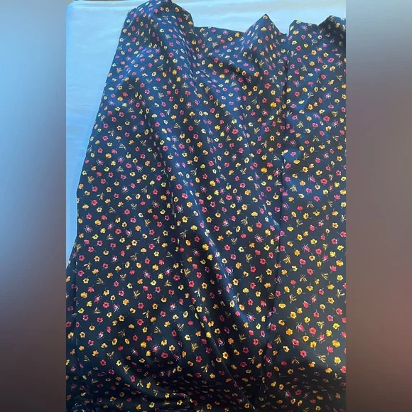 🔥🔥🔥Christian Dior Vintage Loungewear Floral Print Long Dress Size: M NWT - Picture 4 of 5